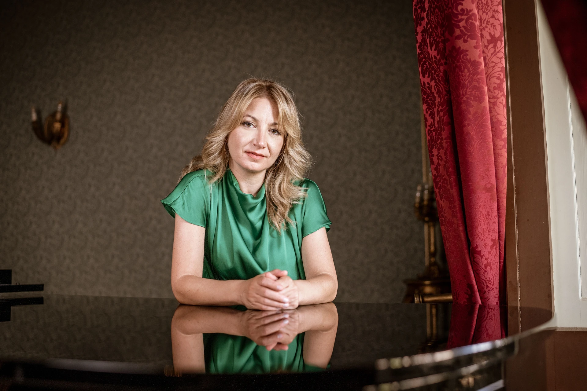 Ilaria Sinicropi at the piano